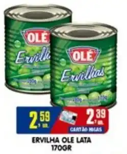 Higa's Supermercado Ervilha ole lata oferta