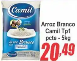 Serrano Supermercado Arroz Branco Camil Tp1 pcte oferta