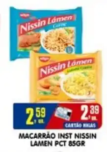 Higa's Supermercado Macarrão inst nissin lamen pct oferta