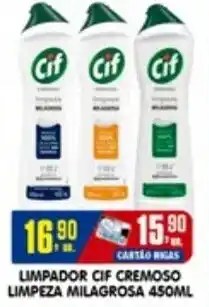 Higa's Supermercado Limpador cif cremoso limpeza milagrosa oferta