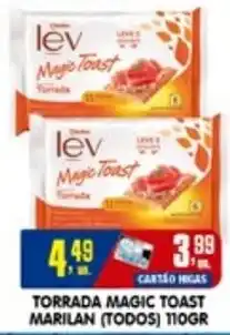 Higa's Supermercado Torrada magic toast marilan (todos) oferta