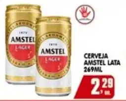 Higa's Supermercado Cerveja amstel lata oferta