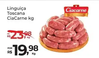 Super Luna Linguiça Toscana CiaCarne oferta
