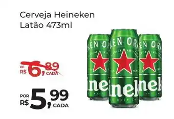 Super Luna Cerveja Heineken Latão oferta