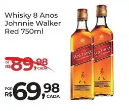 Super Luna Whisky 8 Anos Johnnie Walker Red oferta