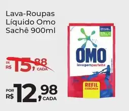 Super Luna Lava-Roupas Líquido Omo Sachê oferta