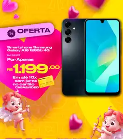 Casa e Vídeo Smartphone Samsung Galaxy A16 128Gb 4G oferta