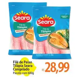 Atacadão Filé de Peixe Tilápia Seara Congelado Pacote oferta