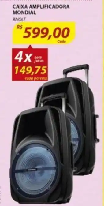 Caixa Amplificadora Mondial
