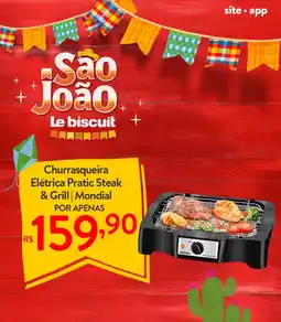 Le Biscuit Churrasqueira Elétrica Pratic Steak & Grill | Mondial oferta