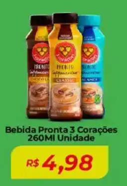 Bebida Pronta 3 Corações Unidade