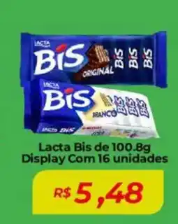 Lacta Bis Display Com 16 unidades