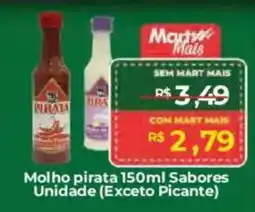 Molho pirata Sabores Unidade (Exceto Picante)