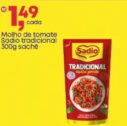 Frangolândia Molho de tomate Sadio tradicional sache oferta