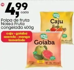 Polpa de fruta Nossa Fruta congelada