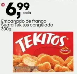 Frangolândia Empanado de frango Seara Tekitos congelado oferta