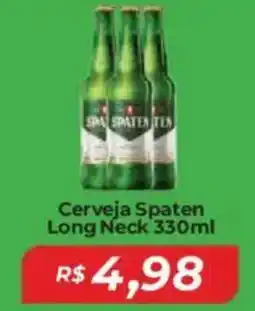 Mart Minas Cerveja Spaten Long Neck oferta