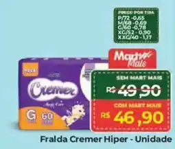 Mart Minas Fralda Cremer Hiper - Unidade oferta
