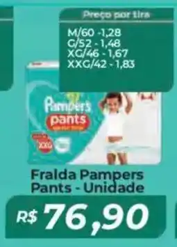 Mart Minas Fralda Pampers Pants - Unidade oferta