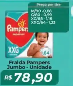 Mart Minas Fralda Pampers Jumbo - Unidade oferta