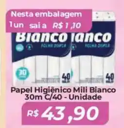 Papel Higiênico Mili Bianco