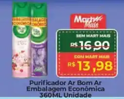Mart Minas Purificador Ar Bom Ar Embalagem Econômica Unidade oferta