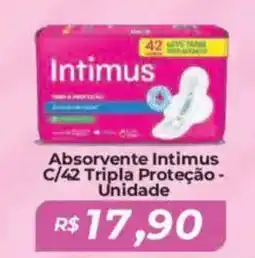 Absorvente Intimus C/42 Tripla Proteção- Unidade