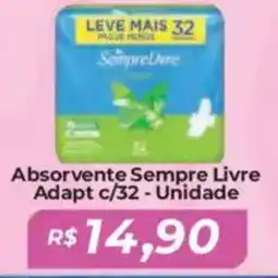 Mart Minas Absorvente Sempre Livre Adapt oferta