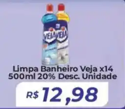Limpa Banheiro Veja Limpa Banheiro Veja x14 500ml 20% Desc. Unidade
