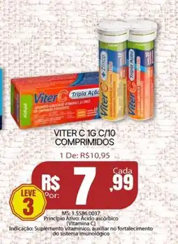 Farmácia Dose Certa Viter c 1g c/10 comprimidos oferta
