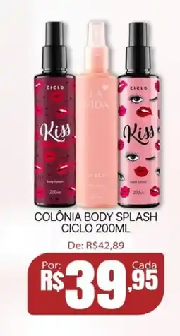 Colônia body splash ciclo