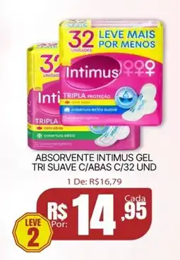 Farmácia Dose Certa Absorvente intimus gel tri suave oferta