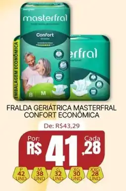 Farmácia Dose Certa Fralda geriátrica masterfral confort econômica oferta