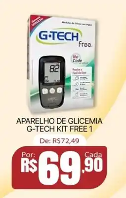 Farmácia Dose Certa Aparelho de glicemia g-tech kit free oferta