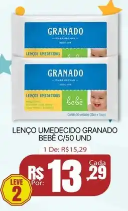Lenço umedecido granado bebê