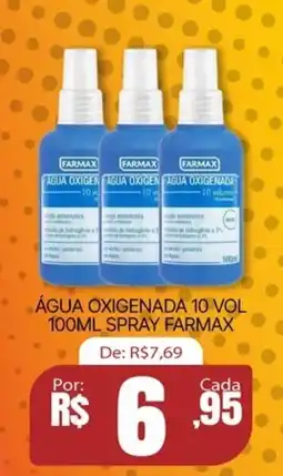 Farmácia Dose Certa Água oxigenada 10 vol 100ml spray farmax oferta