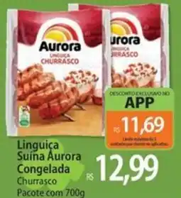 Atacadão Linguiça Suína Aurora Congelada Churrasco Pacote oferta