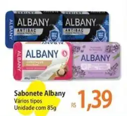 Atacadão Sabonete Albany Vários tipos Unidade oferta