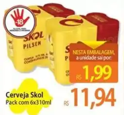 Atacadão Cerveja Skol oferta
