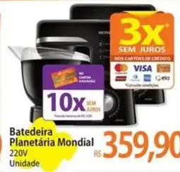 Atacadão Batedeira Planetária Mondial 220V Unidade oferta