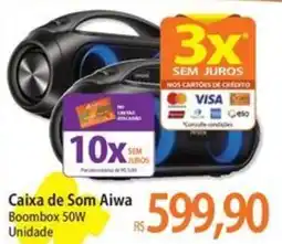 Atacadão Caixa de Som Aiwa oferta