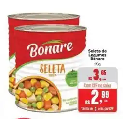 Supermercados Mateus Seleta de Legumes Bonare oferta