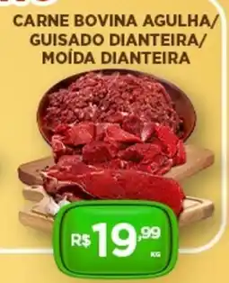 DB Supermercados Carne bovina agulha/ guisado dianteira/ moída dianteira oferta