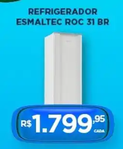 DB Supermercados Refrigerador esmaltec roc 31 br oferta