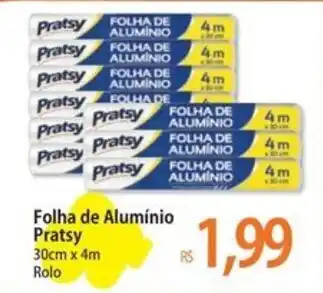 Atacadão Folha de Alumínio Pratsy oferta