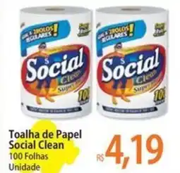 Atacadão Toalha de Papel Social Clean oferta