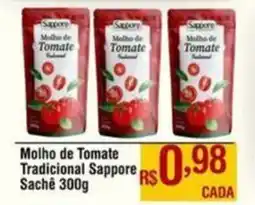 Max Atacadista Molho de Tomate Tradicional Sappore Sachê oferta