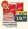 Cometa Supermercados Filezinho de peito de frango PERDIGÃO oferta