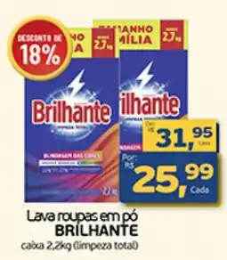 Cometa Supermercados Lava roupas em pó BRILHANTE oferta