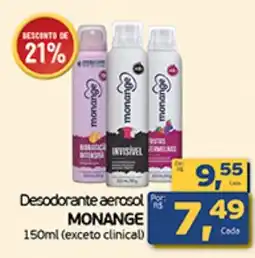 Cometa Supermercados Desodorante aerosol MONANGE oferta